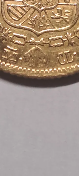 Moneda Oro 80 Reales Isabel II 1843