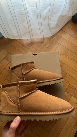 Botines UGG Mujer Beige/Marrón