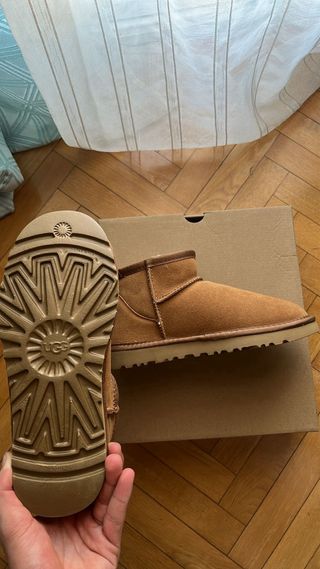 Botines UGG Mujer Beige/Marrón