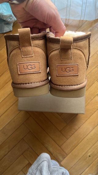 Botines UGG Mujer Beige/Marrón