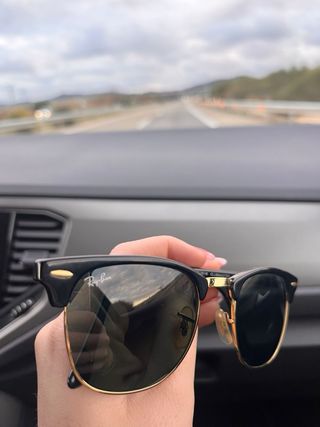 Gafas de sol Ray-Ban Clubmaster Negro/Dorado