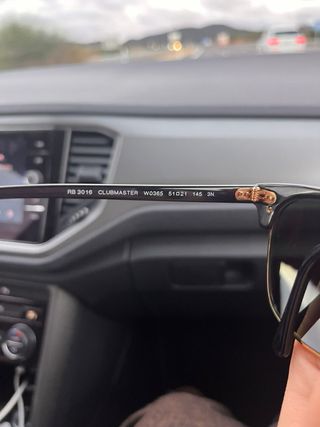 Gafas de sol Ray-Ban Clubmaster Negro/Dorado