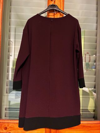 Abito donna nero e viola