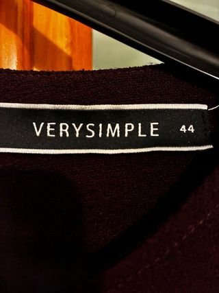 Abito donna nero e viola