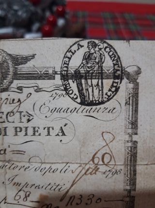 Banconota Monte di Pietà 1798