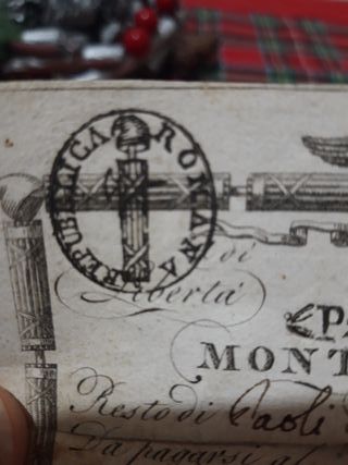 Banconota Monte di Pietà 1798