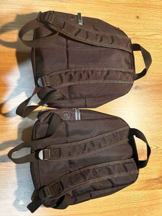 Mochilas marrones medianas (2 unidades)