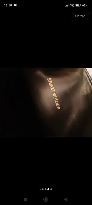 Botas altas Stuart Weitzman negras