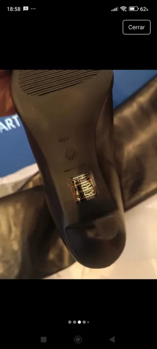 Botas altas Stuart Weitzman negras