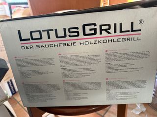 Barbecue LotusGrill senza fumo nuovo mai usato
