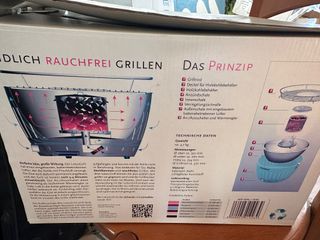 Barbecue LotusGrill senza fumo nuovo mai usato