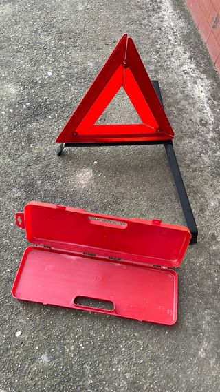 Triangolo Emergenza Rosso con Custodia