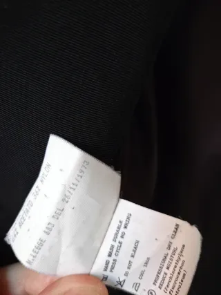 Giacca Fendi Cotone Viscosa Nera Tg M