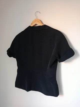 Giacca Fendi Cotone Viscosa Nera Tg M