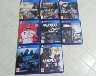 8 Juegos PS4 por solo 30€