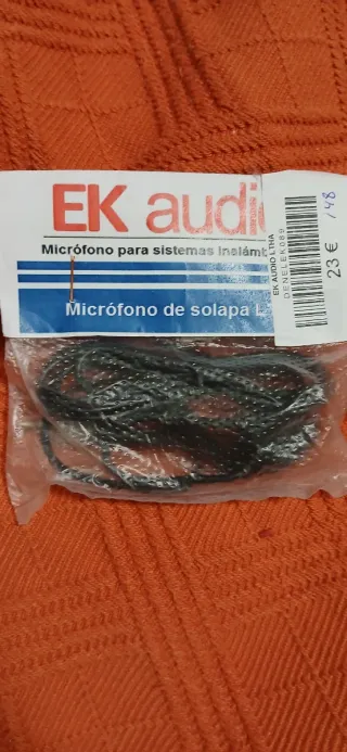 Micrófono de solapa EK audio