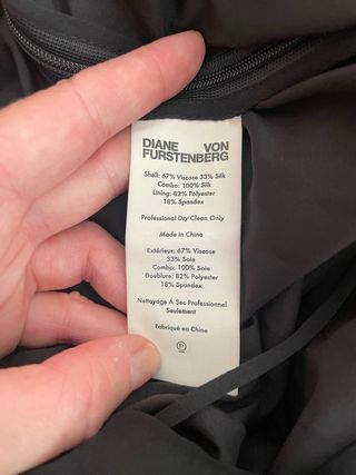 Vestido largo de fiesta con lunares