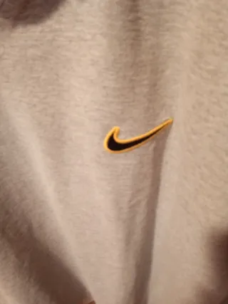 Sudadera Nike Vintage Talla M Gris/Blanco