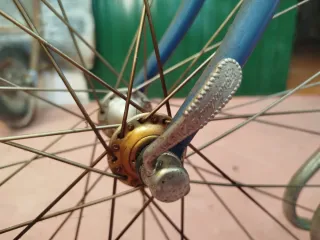 Bicicleta Carretera Vintage Azul