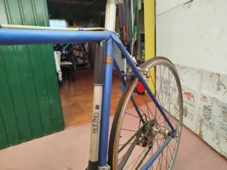Bicicleta Carretera Vintage Azul