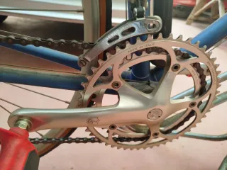 Bicicleta Carretera Vintage Azul