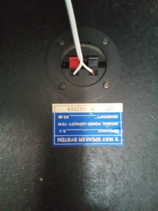 Altavoces 3 vías 70W 8 ohmios