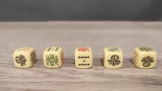 Juego de dados de póker Cepa