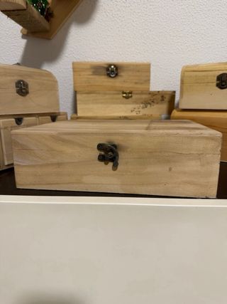 Lote Cajas Madera Decoración