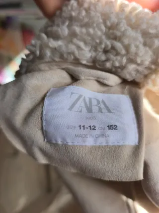 Cappotto Zara Bambini Panna 12 anni