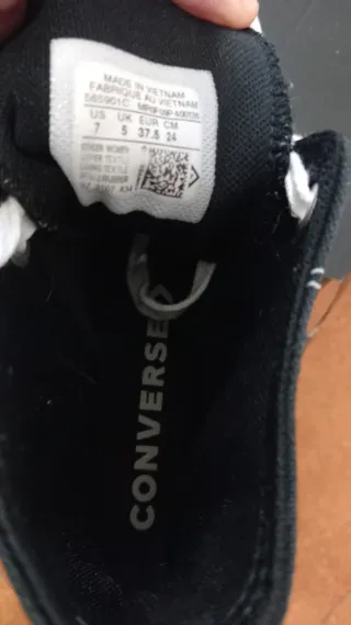 Zapatillas Converse plataforma talla 37.5