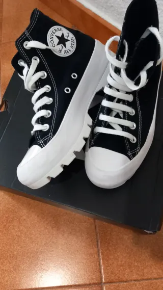 Zapatillas Converse plataforma talla 37.5