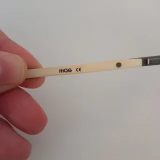 Montura de gafas Mó negra y beige