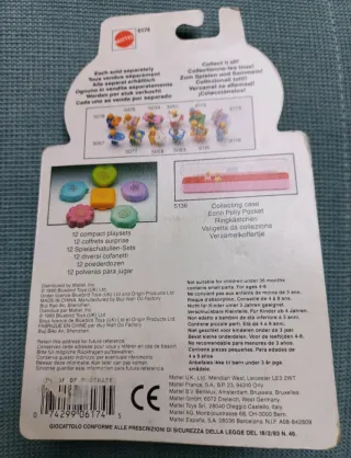 Polly Pocket spinge il passeggino.Anello vintage