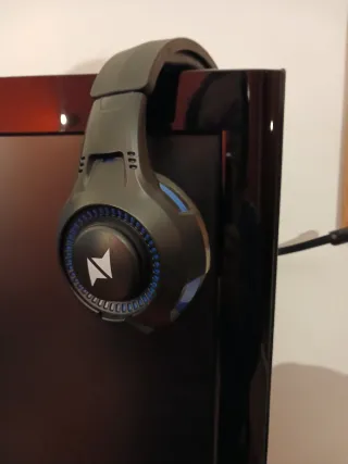 Auscultadores Gaming Preto e Azul