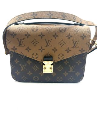 Louis Vuitton Pochette Métis Bolso Marrón Beige