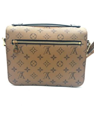 Louis Vuitton Pochette Métis Bolso Marrón Beige