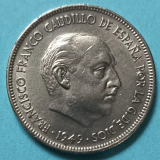 Moneda 5 Pesetas Franco