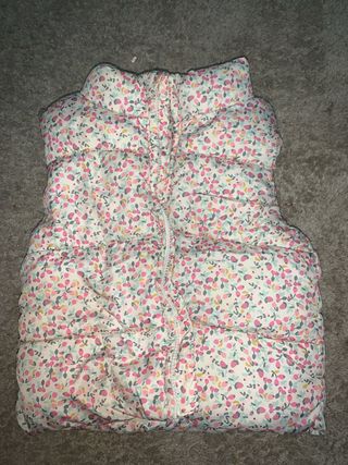 Chaleco niña estampado floral