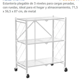 Estantería plegable lista para usar