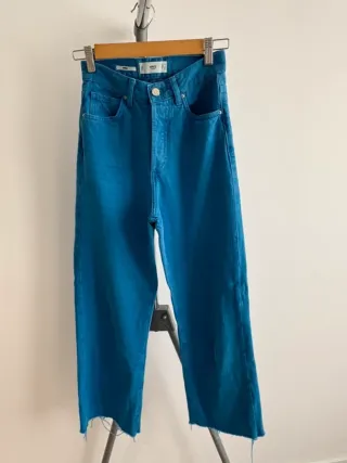Pantalón Mango Azul
