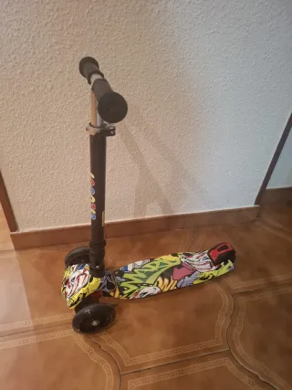 Patinete con luces desde 3 a 10 años