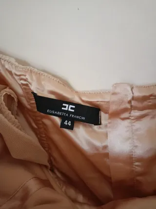Abito Elisabetta Franchi Beige/Rosa Tg L