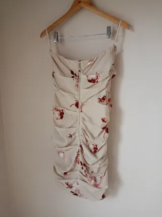 Abito Elisabetta Franchi Beige/Rosa Tg L