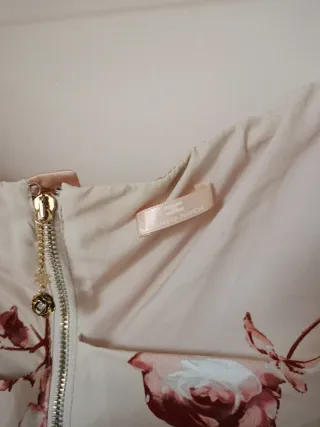 Abito Elisabetta Franchi Beige/Rosa Tg L