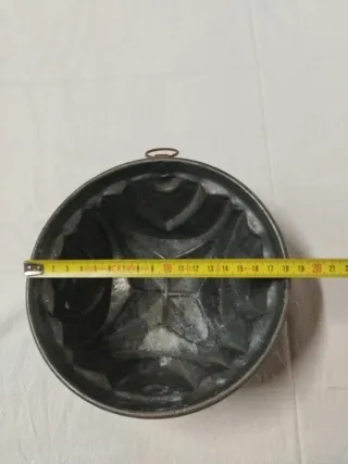 Coppia stampi budino rame stagnato