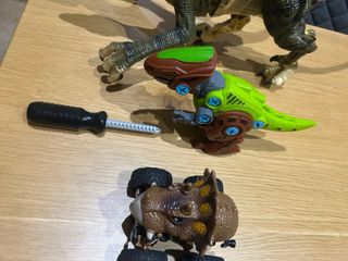 Lote dinosaurios y animales juguete