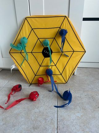 Diana infantil velcro con pelotas