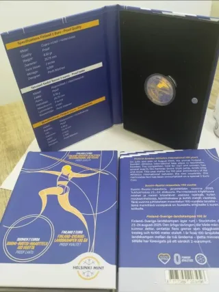 Moneda 2€ Finlandia 2025 Proof Atletismo