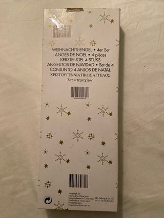 Adorno Navidad Ángeles Dorados