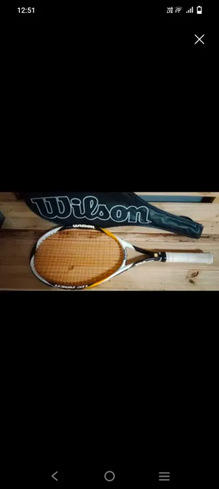Raqueta Wilson con funda